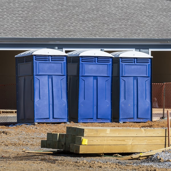 how do you ensure the portable toilets are secure and safe from vandalism during an event in Somerford